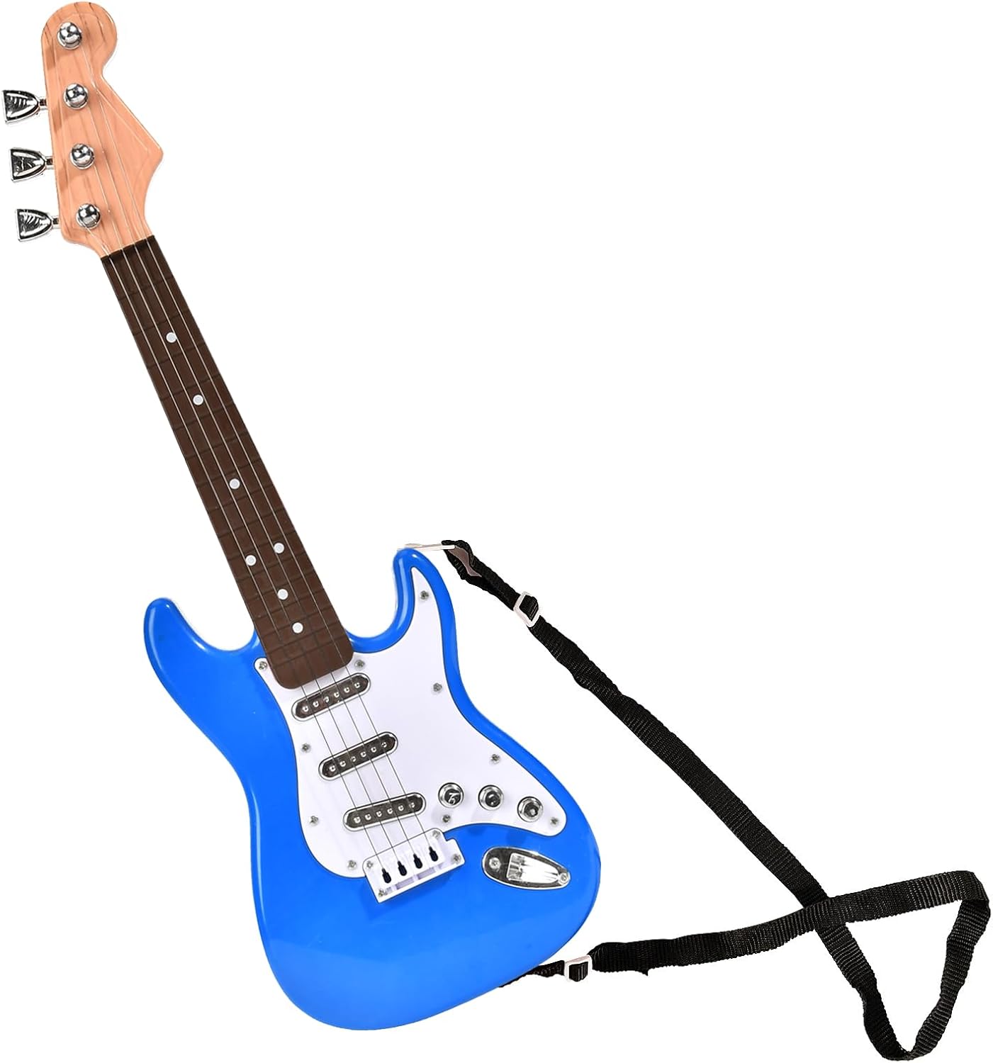 Huang Cheng Toys 16 Mini Blue Guitar - Perfect Beginner Gift!