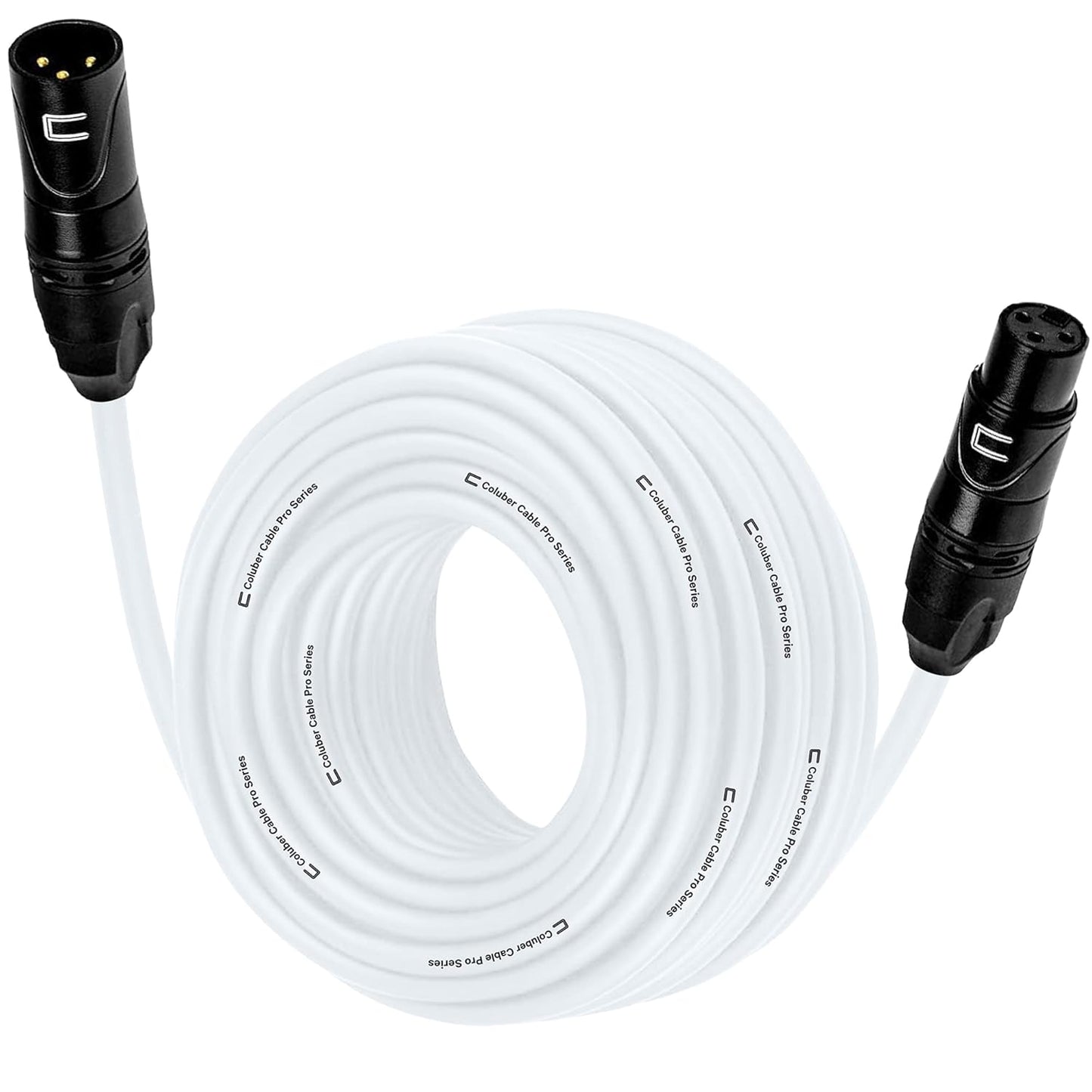 Balanced XLR Cable Male to Female - 50 Feet for Pro Audio Use