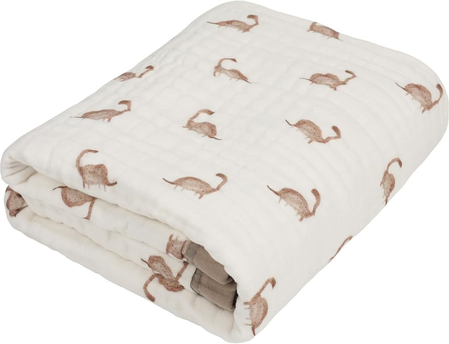 Organic Cotton Muslin Baby Blanket for Boys & Girls - Soft Quilt