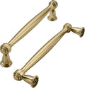 khtumeware 3-3/4 in Champagne Bronze Cabinet Pulls - Solid Metal