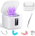 Ultrasonic Retainer Cleaner for Deep Cleaning Dental Appliances