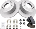 TRQ Rear Brake Pad & Rotor Kit Compatible with 2010-16 Tucson/Sportage