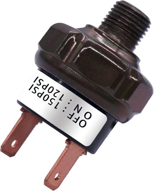 mankk 24V/12V DC Air Pressure Switch - Ensures Precise 120-150 PSI Control!