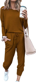 PRETTYGARDEN Women Fall 2 Piece Lounge Outfit Tracksuit (Style KTKN)