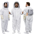 Bee Suit Beekeeping Outfit Full Body with Veil Hood - Professional