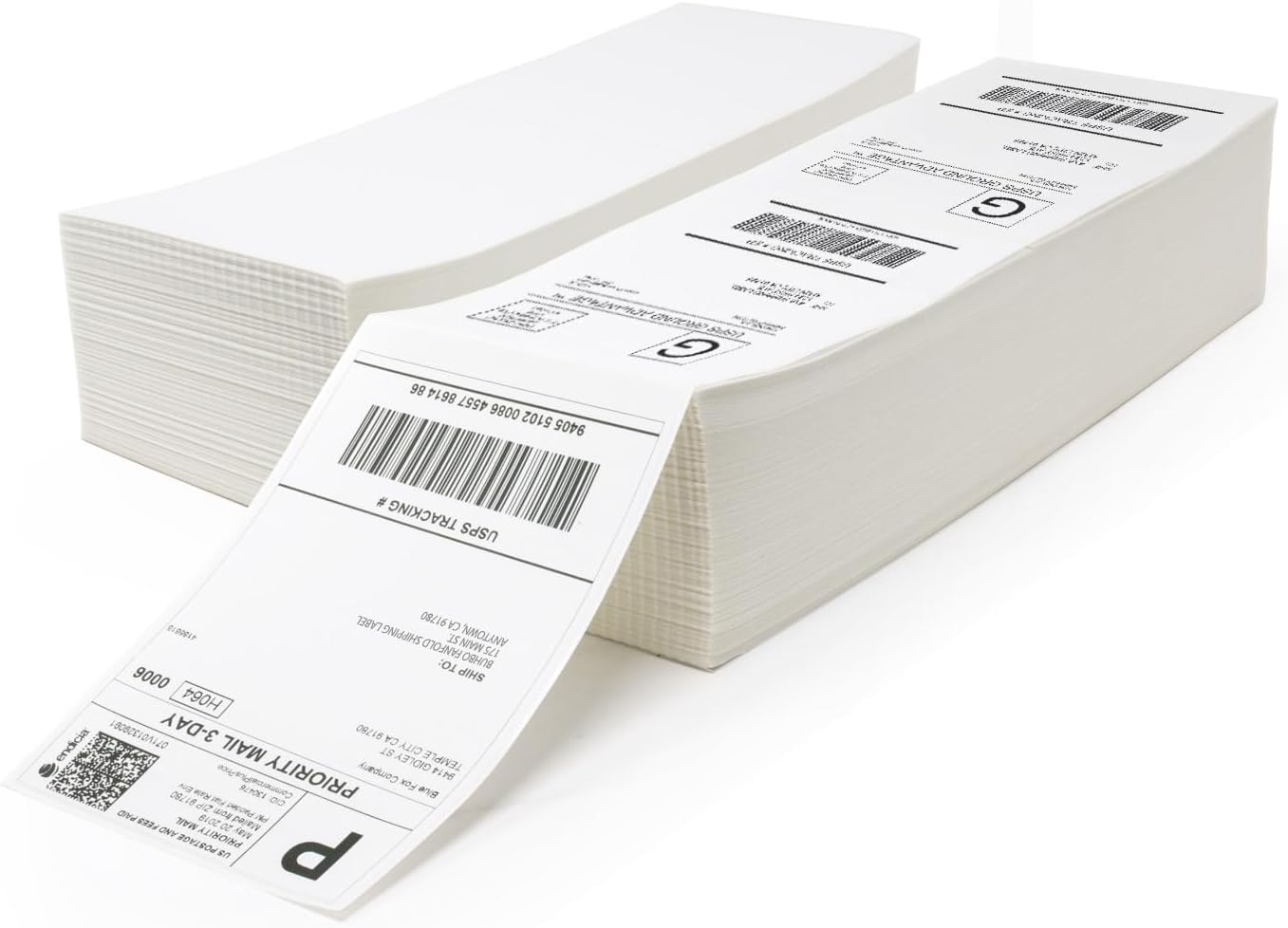 Buhbo 4 x 6 Direct Thermal Labels for Shipping and Barcodes