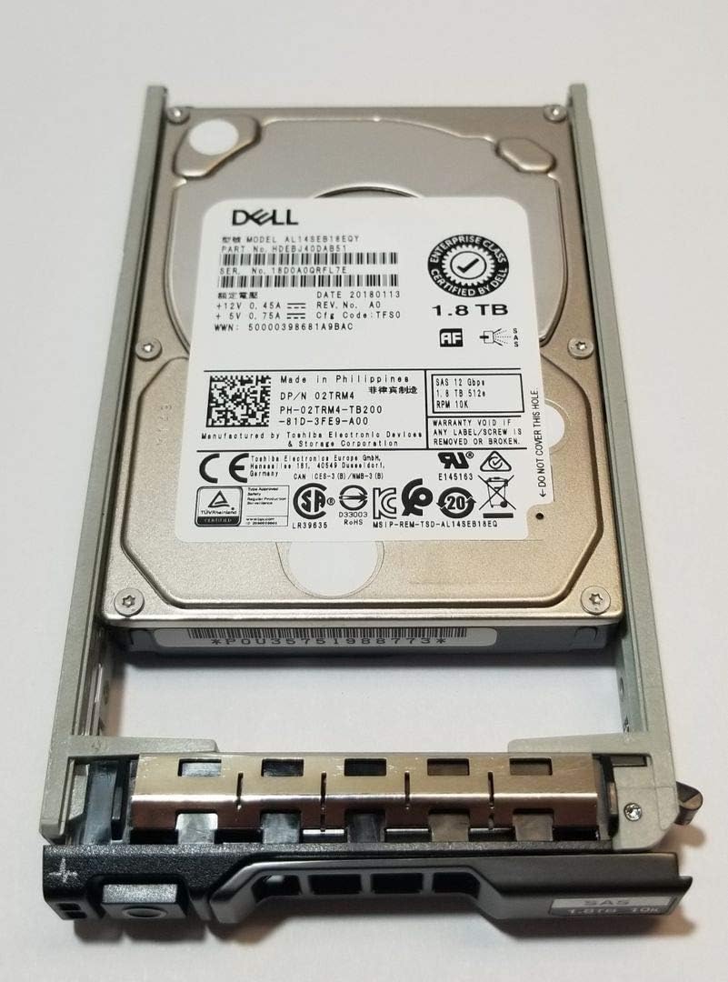 TOSHIBA 1.8TB HDD 10K RPM 2.5in 12Gb/s SAS Hard Disk Drive Review