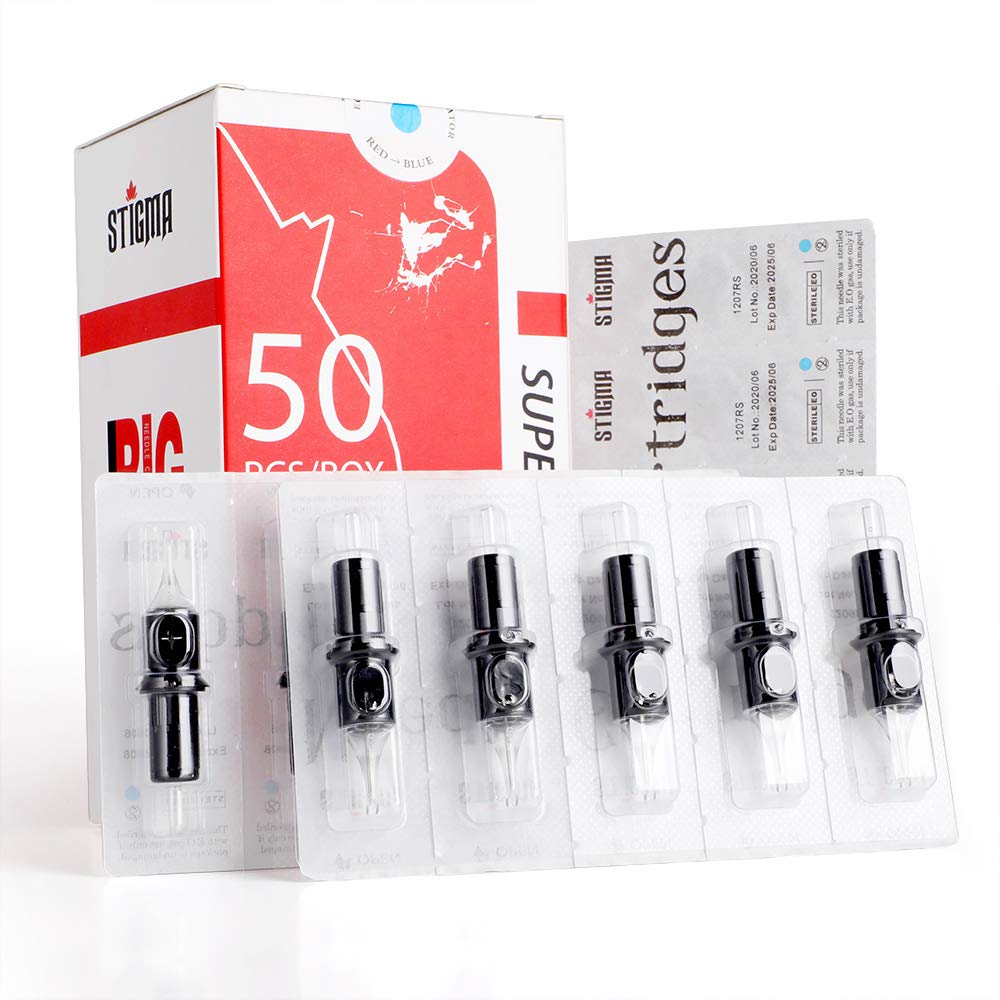 STIGMA Bugpin Disposable Tattoo Needle Cartridges 50Pcs Pack