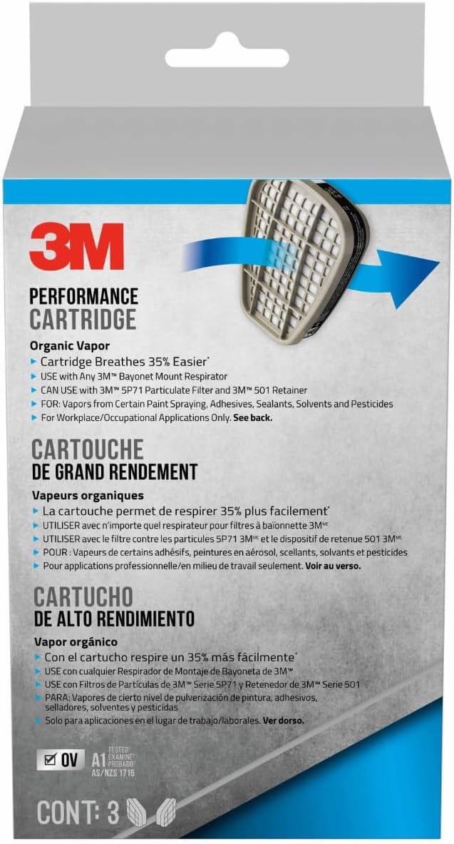 3M Organic Vapor Performance Cartridge for 6000, 6500, 7500 Series