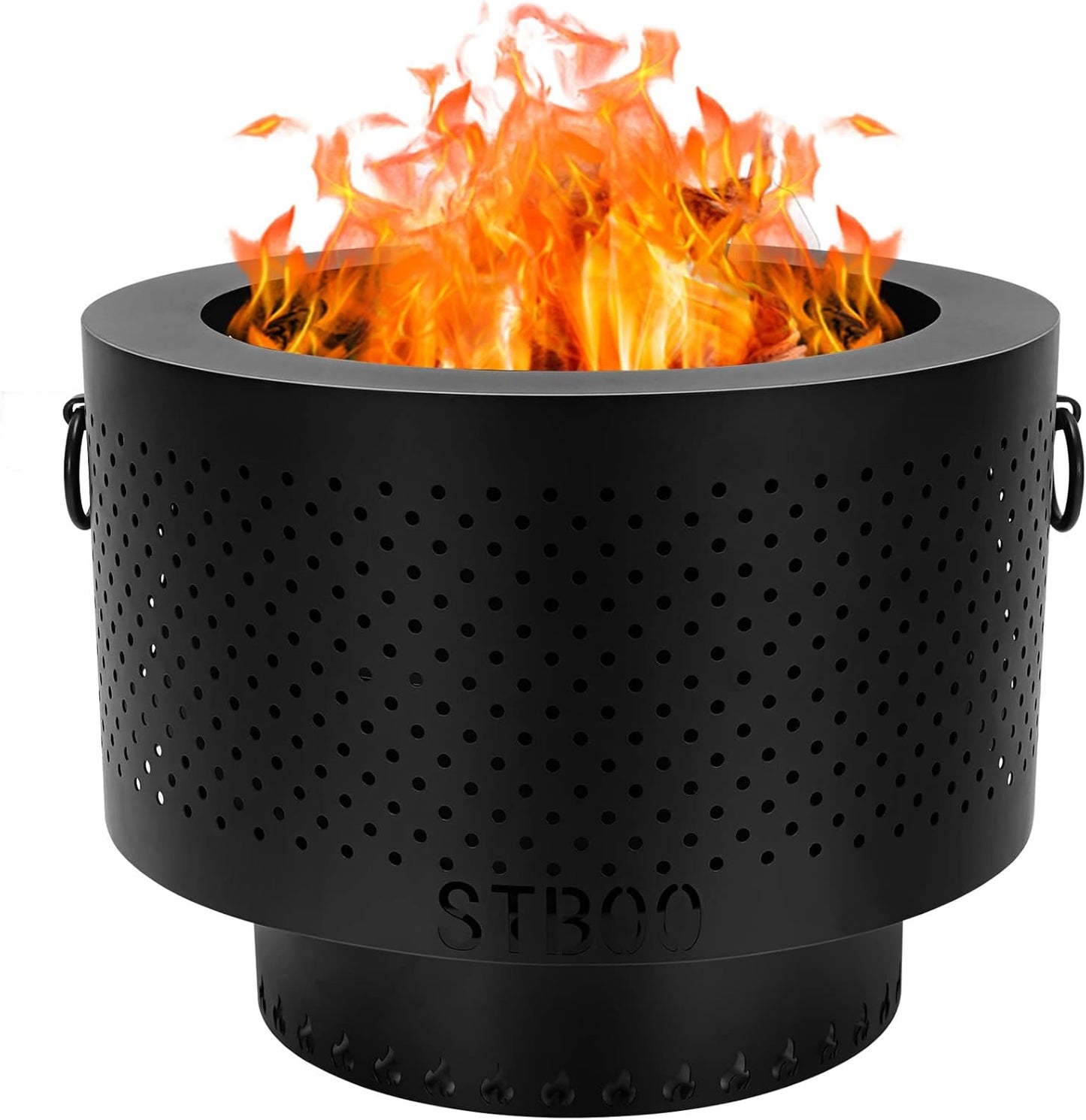 STBoo Pellet Fire Pit for Outside - Smokeless Bonfire Experience