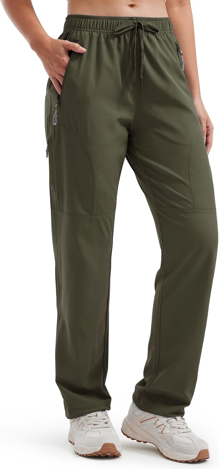 Libin Women's Hiking Pants Lightweight Quick Dry Cargo Pants