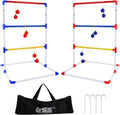 Ladder Ball Toss Game Set - Portable Outdoor Ladder Ball for Backyard