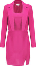 Women's Professional Blazer Dress Suit Set - Lightweight 2-Piece Work
