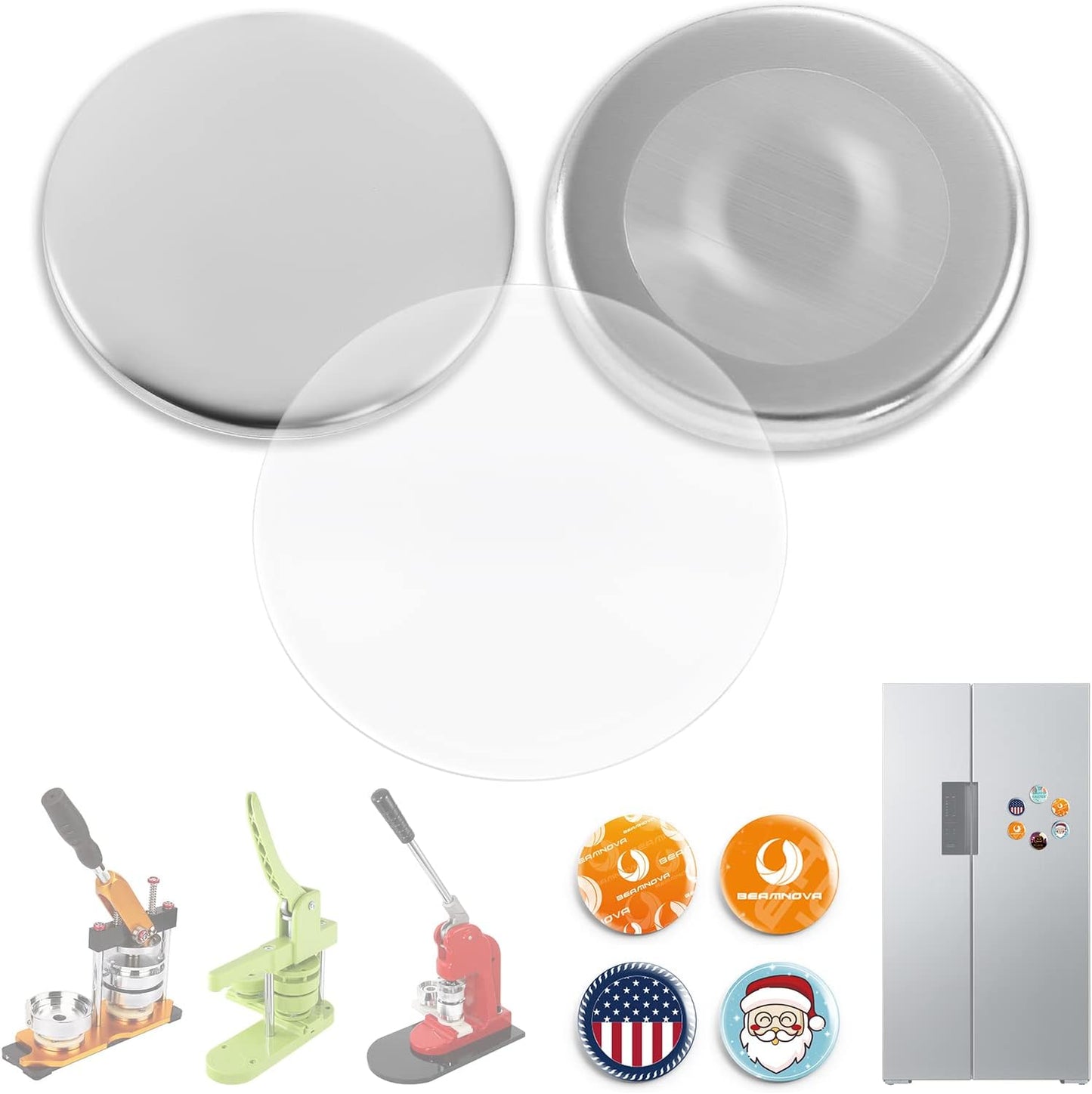 Create Custom Fridge Magnets with BEAMNOVA 58mm Button Parts