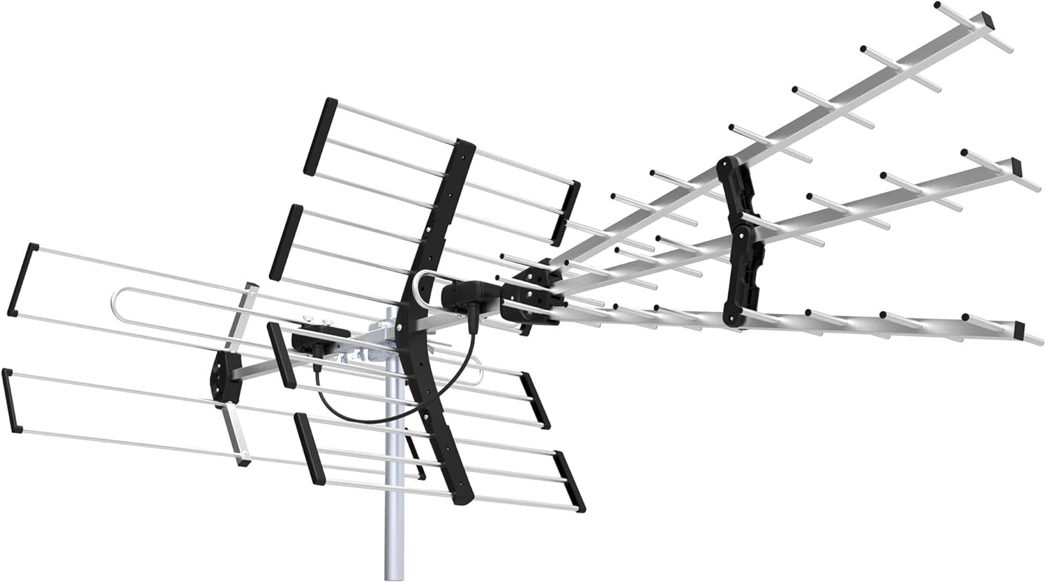 Outdoor UHF/VHF TV Antenna with 70 Mile Range for Clear Reception