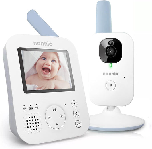 Nannio Hero 2 Baby Monitor: HD Video, 2-Way Audio, Night Vision