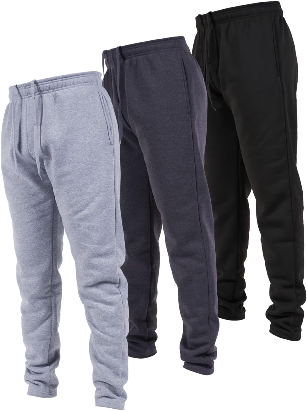 Ultra Performance Mens Open Bottom Sweatpants with Pockets