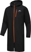 Rain Jacket Men Waterproof Breathable Long Raincoat with Hood