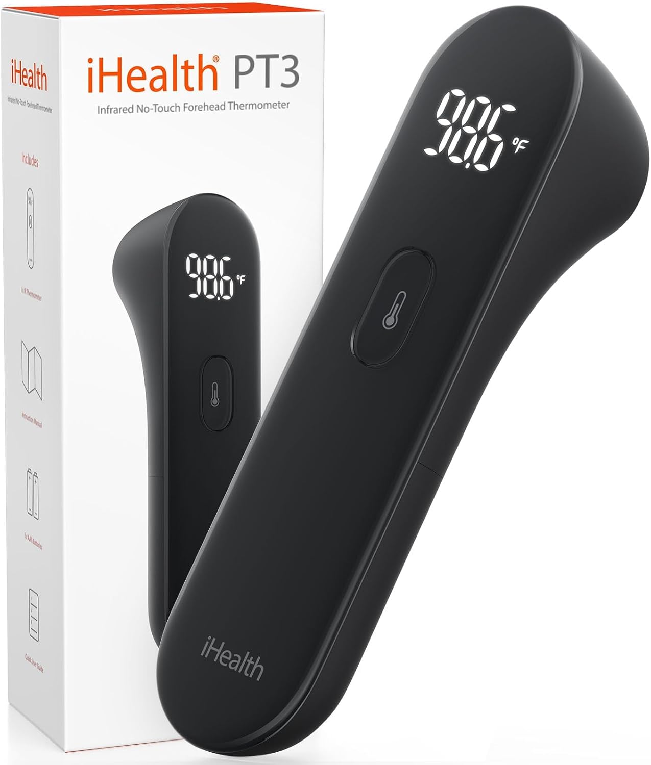 iHealth No-Touch Digital Forehead Thermometer for All Ages