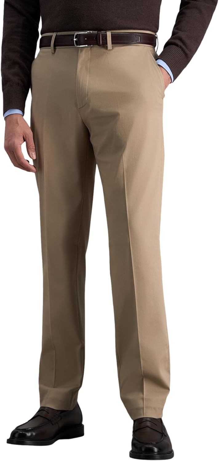 Haggar Men's Premium No Iron Khaki Slim Fit Casual Pant Review