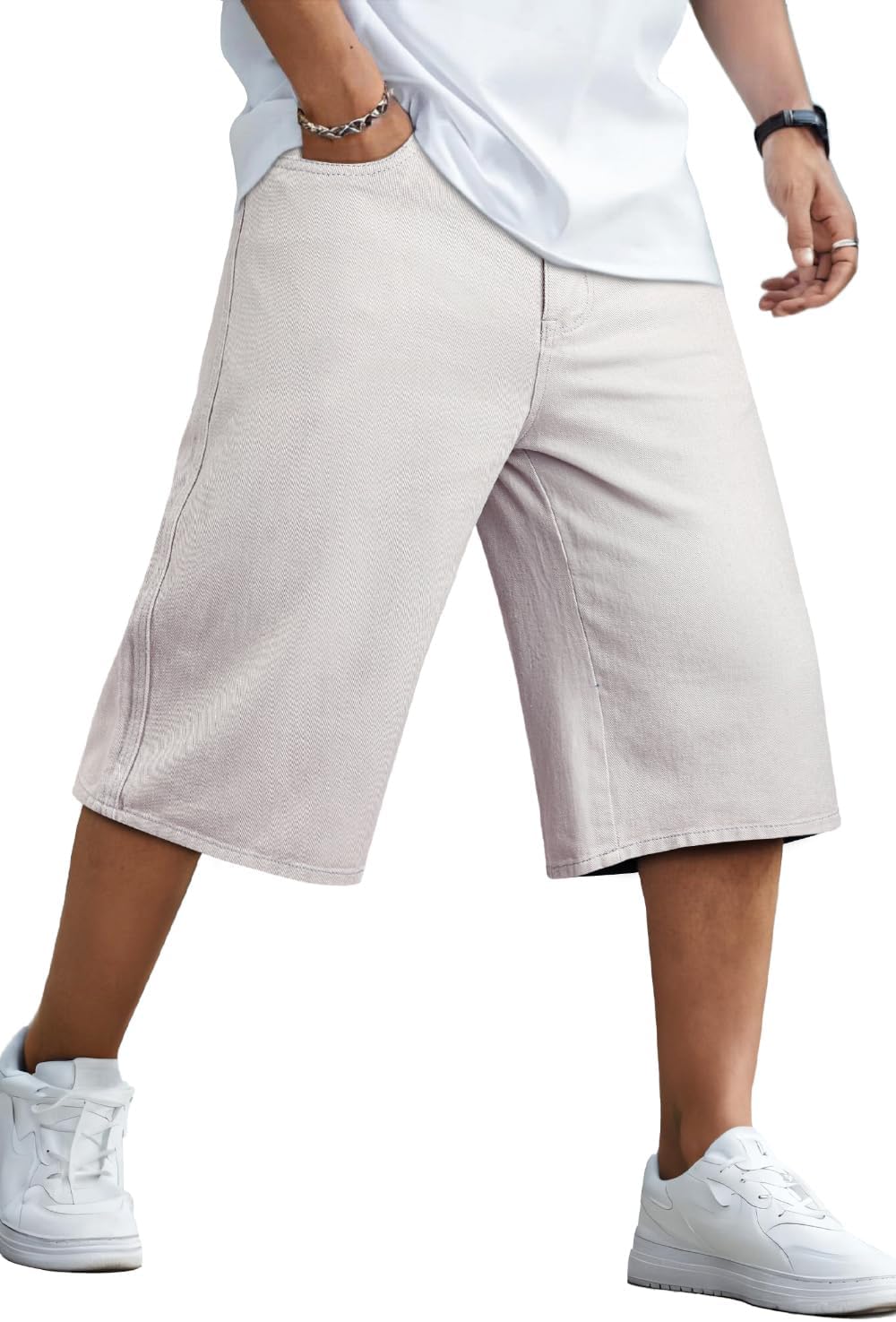 GINGTTO Mens Baggy Jean Shorts for Ultimate Comfort & Style
