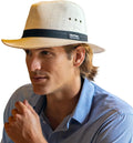 Natural Matte Toyo Safari Men's Sun Hat with Black Band for Style