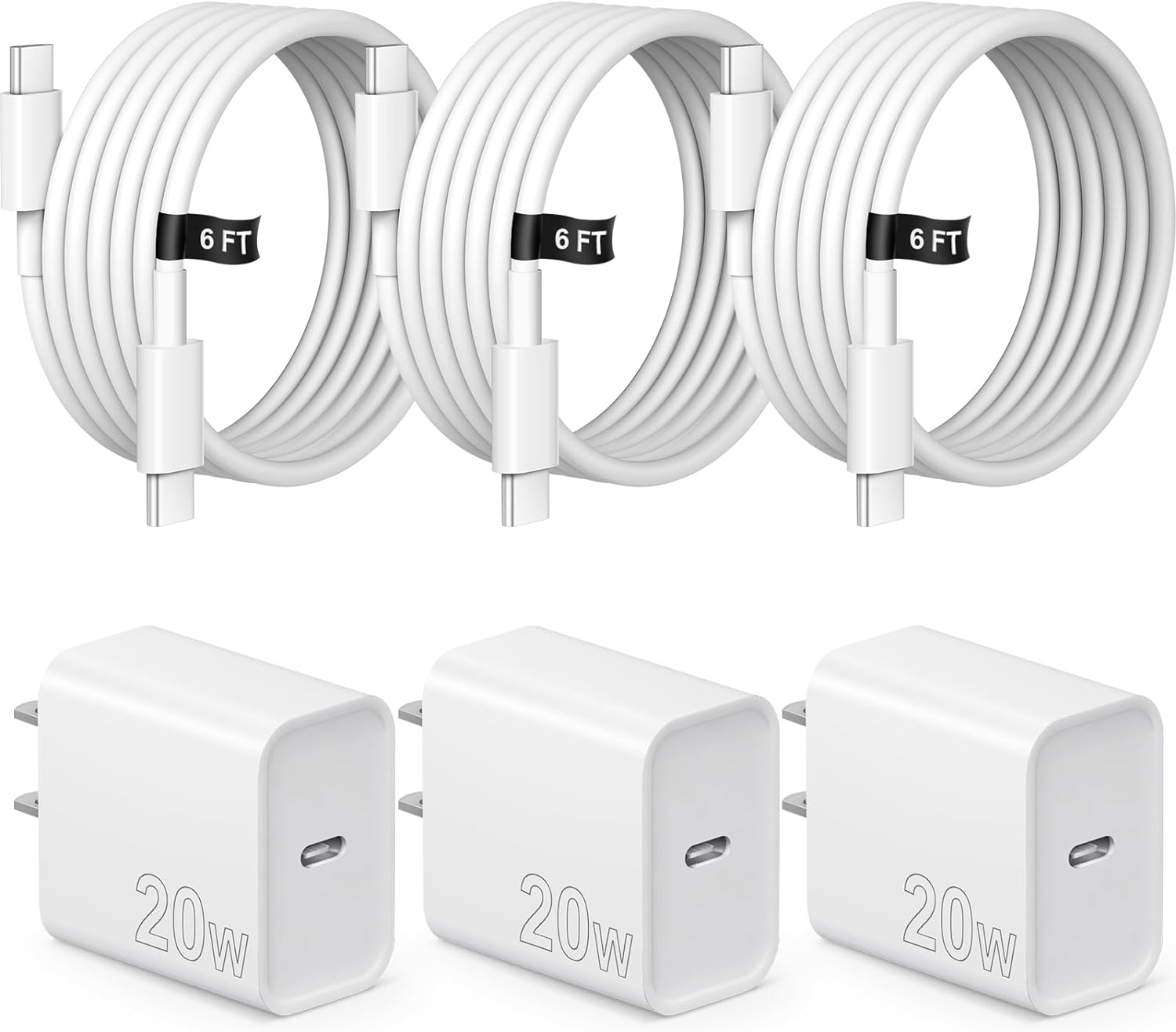 Fast Charge iPhone 16/15 - STAKYCET 3 Pack
