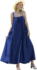 Maxi Dress for Women with Pockets - Boho Summer Swing Dress