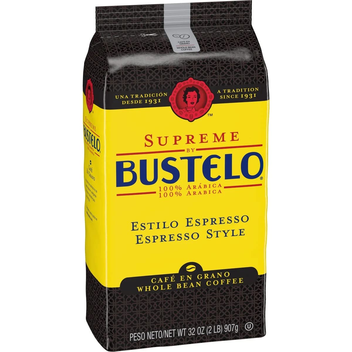 Supreme Espresso Whole Bean Coffee - Rich and Dark Flavor