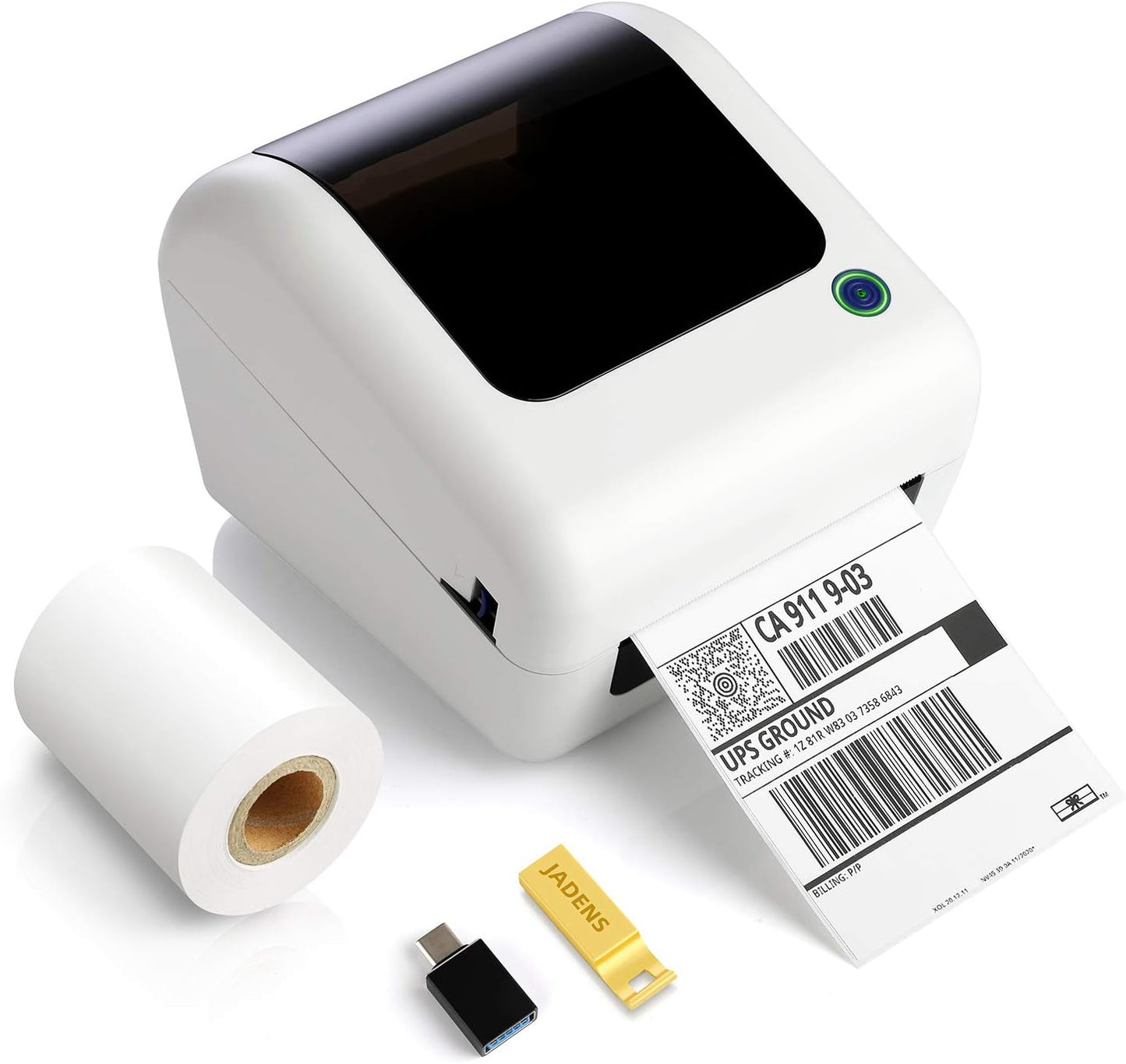 High-Speed Wireless Label Maker - 4x6 Bluetooth Printer
