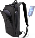 hk Slim Business Backpack with USB Charger for Men 15.6 in