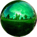Stainless Steel Gazing Globe Mirror Ball 10 in - Colorful Garden