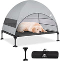 Deluxe Outdoor Dog Bed with Enhanced Canopy for Ultimate Comfort
