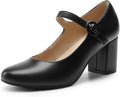 DREAM PAIRS Womens Mary Jane Shoes Chunky Heel 2.76in - Classic