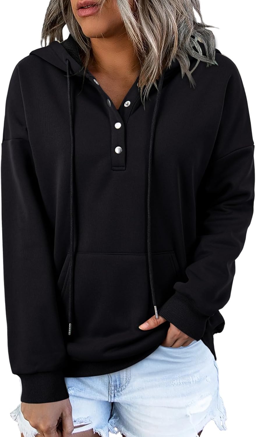 Dokotoo Womens Hoodies Casual Long Sleeve Pullover Sweatshirt