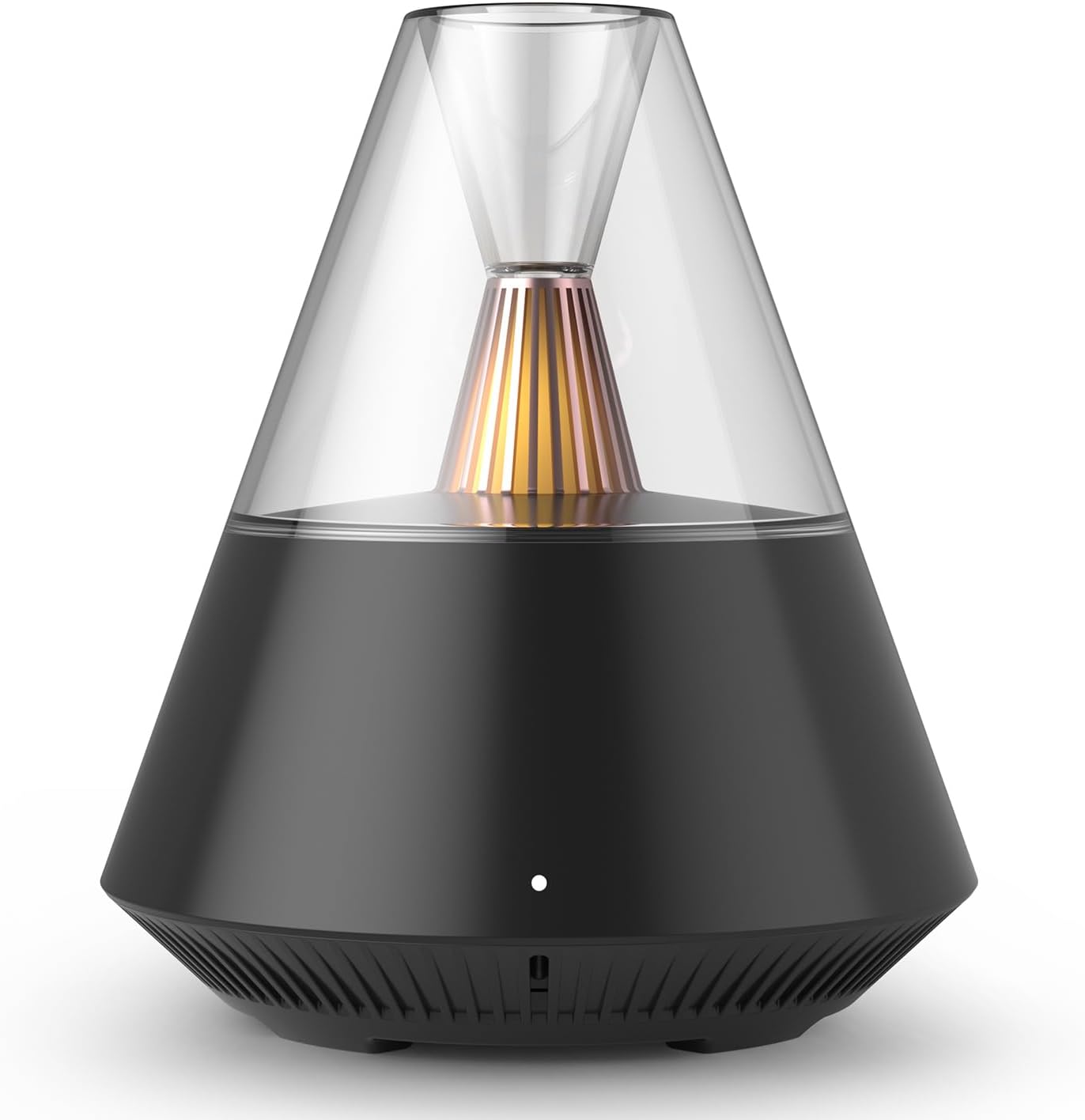 KinYiLO Black Essential Oil Diffuser - Remote Controlled Candle Light Aromatherapy