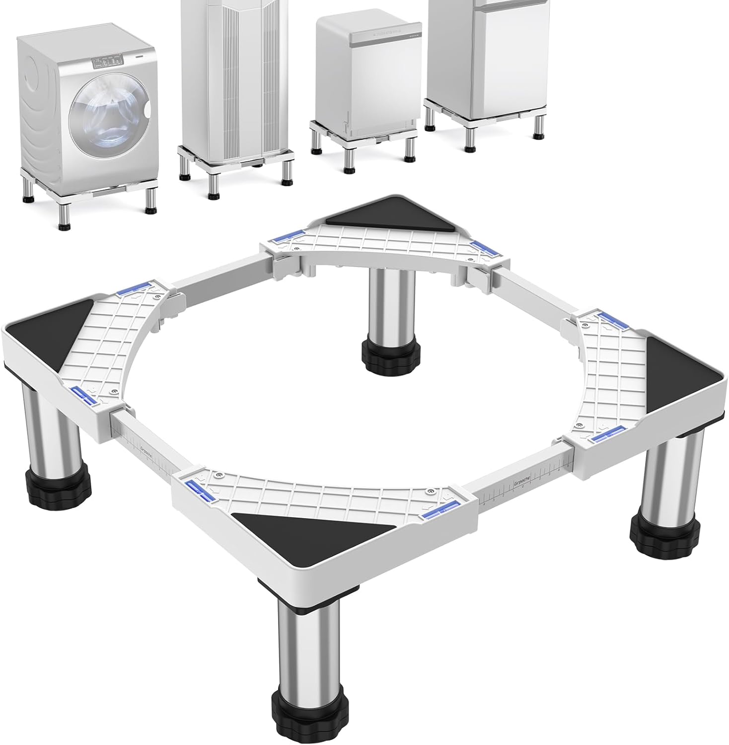 Adjustable Mini Fridge Stand - Sturdy Support!