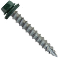 #14 Metal Roofing Screws 1-1/2in Ivy Green/Forest Green - Durable