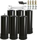 Benbuoo 7 in Metal Adjustable Bed Frame Replacement Legs - Heavy Duty