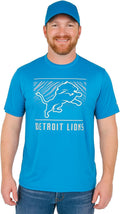 Zubaz NFL Men's Short Sleeve Team Graphic T-Shirt - Bold Team Tee