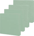 Waterproof Patio Cushion Covers 27x25x5 in 4 Pack - Greyish Green