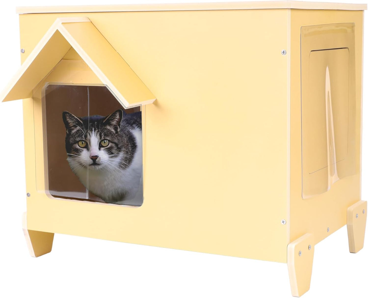 Outdoor Cat Houses Feral Cat Shelter for Stray Cats and Kittens
