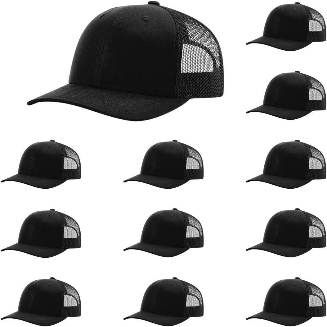 Richardson 112 Classic Six-Panel Adjustable Snapback Trucker Cap