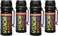 VEXOR Pepper Gel Maximum Strength Police Pepper Spray - 18-ft Range