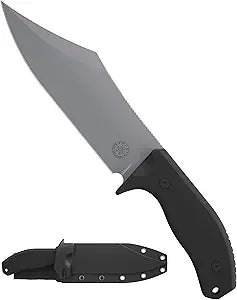 Caiman XXL Fixed Blade Bowie Knife with Cryo D2 Steel for Outdoors