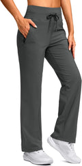 SANTINY Women's Fleece Lined Pants 29in - Warm Water Resistant Winter