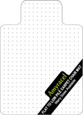 Chair Mat for Carpet 48 x 30 - Clear Low Pile Protection