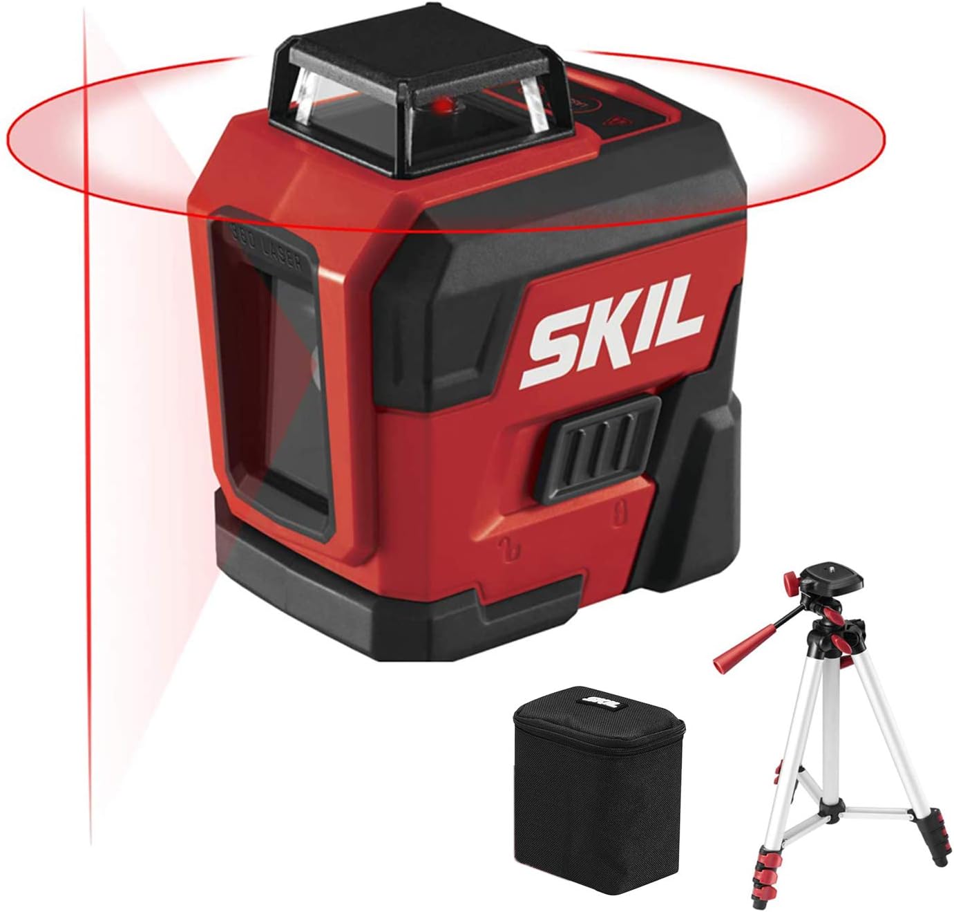 SKIL 65ft. 360 Red Self-Leveling Cross Line Laser Level Tool