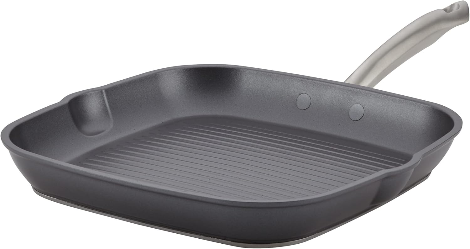 Anolon Accolade Nonstick Square Grill Pan for Perfect Cooking