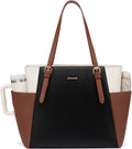LOVEVOOK Laptop Tote Bag for Women with Large Cup Holder